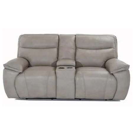 Console Sofa with Power Reclining Seats